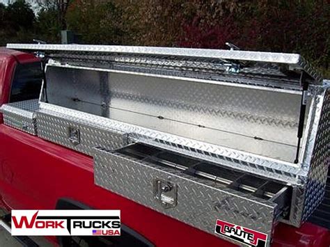 truck bed metal tool box|60 top mount truck box.